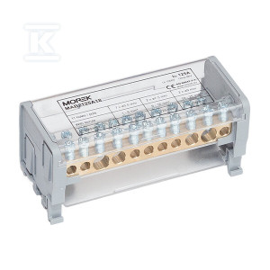 Blok dystrybucyjny Moblock 2P 1000V 125A-11 2x35 + 2x25 + 7x6mm2