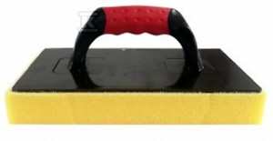 Paca ABS uchwyt 2k podkład gąbka żółta 40x280x140 mm