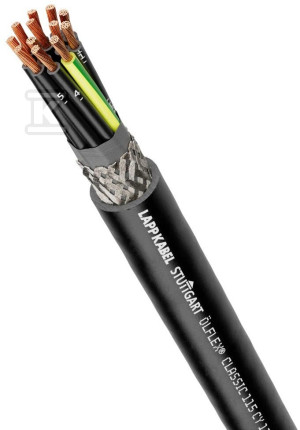 Керуючий провід ÖLFLEX® CLASSIC 115 CY 4G0,5 BK: 300/500 V: Гнучкий: PVC: Eca: екранований: стійкий до УФ
