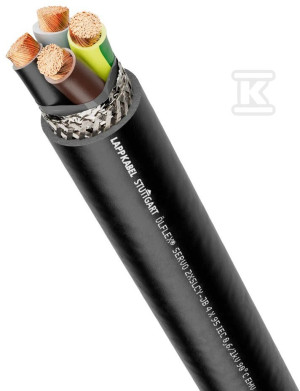 Провід для інверторів ÖLFLEX® SERVO 2XSLCY-JB 4G2,5: 0,6/1 kV: Гнучкий: PVC: Eca: екранований: стійкий до УФ
