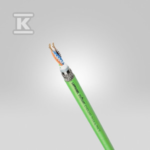 Przewód Ethernet ETHERLINE® PN CAT.6A FRNC FC: 48 V: ekran: