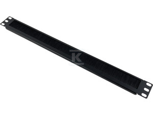 Przepust szczotkowy 1U 19" ALANTEC