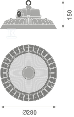 Oprawa HighBay E 200 W ML 840 60DEG IP65
