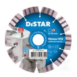 Tarcza diamentowa Meteor H12 125x2,2/1,3x12x22,23-10