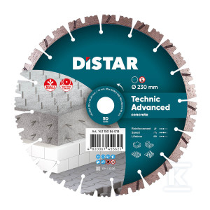 Tarcza diamentowa Technic Advanced 232x2,6/1,8x12x22,23-16