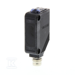 Czujnik fotoelektryczny, obudowa prostokątna, dioda LED podczerwieni, rozproszony, 1 m, PNP, złączka M8 4-pinowa, E3Z-D87