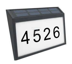 Настінний сонячний LED світильник 50lm 1,2Vx1200mAh природне світло 4000K IP44