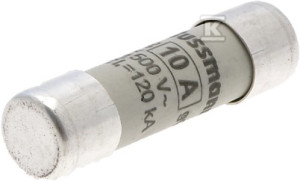 Циліндричний запобіжник 10 x 38 мм 10A GG 500V AC CYLINDRICAL FUSE 10 x 38 10A GG 500V AC