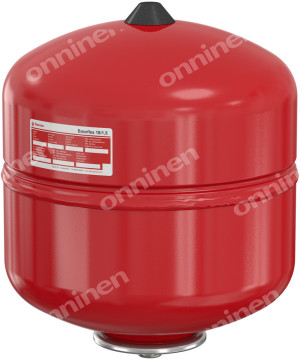 Naczynie wzbiorcze przeponowe BASEFLEX-12, 12L, 1.5/6 bar / 70 st., przyłącze gwintowane G3/4"M, k.czerwony RAL 3002, do instalacji grzewczych i