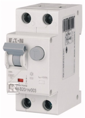 Wyłącznik kombinowany 6kA typ AC HNB-B20/1N/003