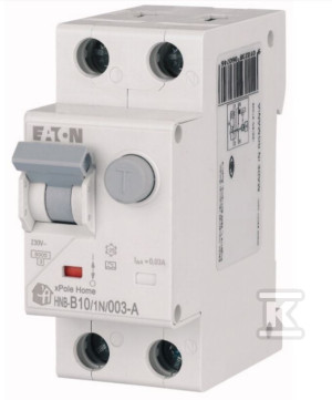 Wyłącznik kombinowany 6kA typ A HNB-B10/1N/003-A