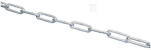 Łańcuch CHN15K szer/wys: 10x29 mm, grubość drutu: 2,5 mm, obciążenie max: 300 N, 30 m