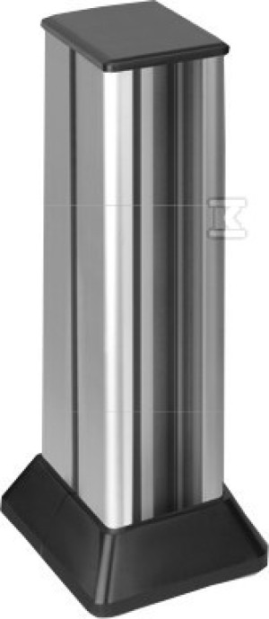 Minikolumna 2-stronna, wysokość 451mm, 2-krotna 3-modułowa, 12-krotna K45, aluminium Connect