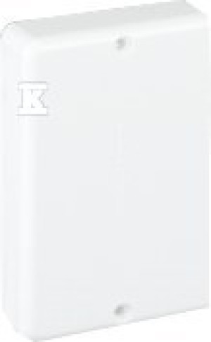 Końcówka Cabloplus 90x55mm, czysta biel