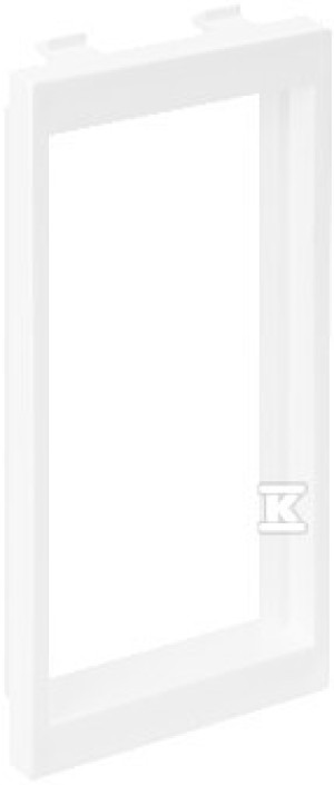 Adapter CIMA na 2 gniazda bezśrubowe K45 (45x45mm), biały