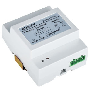 BALTER 4-fach Verteiler für Monitore und Türstationen, 2-Draht BUS Technologie