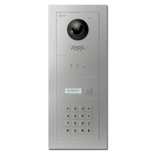 Goliath IP & 2-Draht Video Türsprechanlage Hybrid Außenstation mit Kamera, 1 Klingel, Keypad und Anzeige
