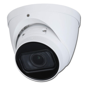 GOLIATH Starlight IP Dome Kamera | 4 MP | Motorzoom | WDR | 40m IR | IVS | PoE | IP67 | Pro Serie