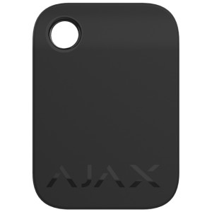 AJAX | Kontaktloser Schlüsselanhänger | Verschlüsselt | Für KeyPad Plus | 1x Schwarz | Tag