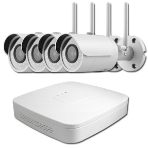 Goliath IP Videoüberwachung | 4x4MP | 2,8mm | 30m IR | WLAN | IVS | Pro Serie