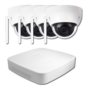 Goliath IP Videoüberwachung | 4x4MP | 2,8mm | Dome Kamera | 30m IR | IVS | ONVIF | Pro Serie