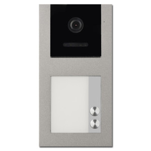 BALTER EVO 2-Draht BUS Aufputz Türstation für 2-Familienhaus mit 120° Weitwinkelkamera und RFID