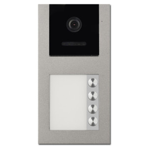 BALTER EVO 2-Draht BUS Aufputz Türstation für 4-Familienhaus mit 120° Weitwinkelkamera und RFID