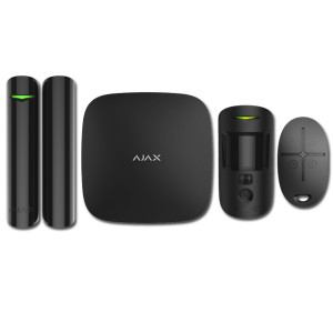 AJAX Alarmsystem Starter Kit Plus in schwarz