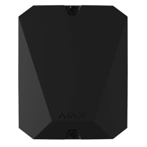 AJAX | Integrationsmodul 18 Zonen | Für kabelgebundene Melder | Schwarz | MultiTransmitter