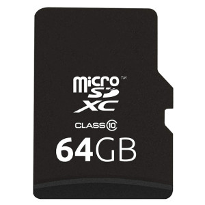 GOLIATH 64GB microSD Speicherkarte | mit SD-Adapter | Lesen 20MB/s | Schreiben 12MB/s