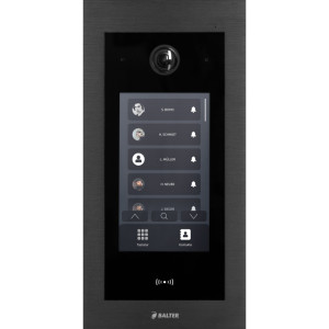 Balter EVO HD TOUCH 7 Türstation mit 7" Display | Full HD | 2-Draht IP-BUS | 175° Kamera | Schwarz