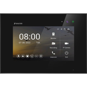 Balter EVO HD Videostation, 7" Touchscreen, 2-Draht-BUS, Schwarz