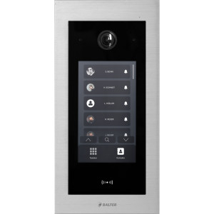 Balter EVO HD TOUCH 7 Türstation mit 7" Display | Full HD | 2-Draht IP-BUS | 175° Kamera | Silber