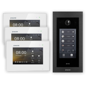 Balter EVO HD Touch Türsprechanlage RFID mit 3 x Monitor