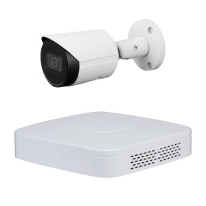 Goliath IP Videoüberwachung | 1x4MP | Starlight | 2,8mm | 30m IR | 4 Kanal NVR Rekorder | SMD+ | IVS