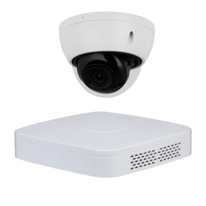 Goliath IP Videoüberwachung | 1x4MP | Starlight | 2,8mm | WDR | 30m IR | 4 Kanal NVR Rekorder | SMD+ | IVS