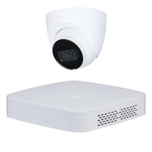 Goliath IP Videoüberwachung | 1x8MP | Starlight | 2,8mm | WDR | 30m IR | 4 Kanal NVR Rekorder | SMD+ | IVS