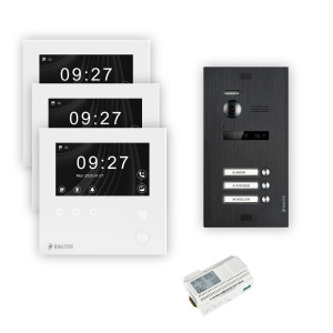 Balter EVO HD Mini Videotürsprechanlage 1-6 Teilnehmer - Schwarz - 3 - 3 ohne Wifi
