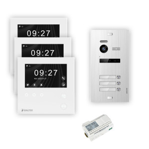 Balter EVO HD Mini Videotürsprechanlage 1-6 Teilnehmer - Silber - 3 - 3 ohne Wifi