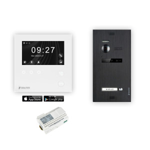 Balter EVO HD Mini Videotürsprechanlage 1-6 Teilnehmer - Schwarz - 1 - 1 mit Wifi