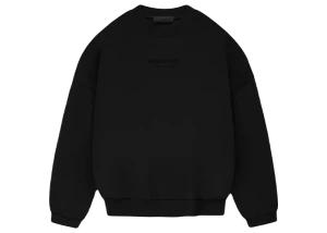 Fear of God Essentials Small Logo Crewneck Jet Black - Rozmiar: M