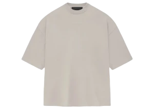 Fear of God Essentials Small Logo Tee Silver Cloud - Rozmiar: L