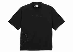 Nike x Off White Short Sleeve Top Black - Rozmiar: M
