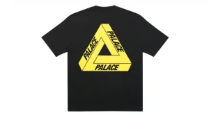 Palace Tri To Help Tee Yellow - Rozmiar: M