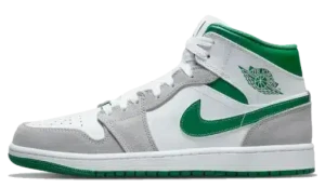 Air Jordan 1 Mid Grey Green