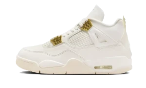 Air Jordan 4 Sail Metallic Gold (W)