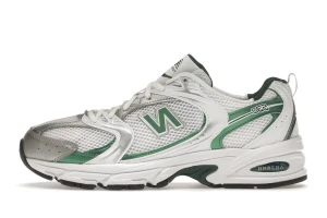 New Balance 530 White Green - Rozmiar: 36