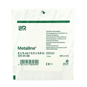 L&R Metalline, kompres  opatrunek do mocowania rurki tracheostomijnej