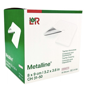 L&R Metalline, kompres  opatrunek do mocowania rurki tracheostomijnej
