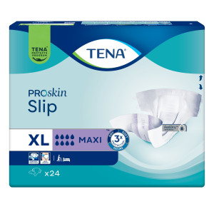 Tena Slip ProSkin Maxi, pieluchomajtki na rzepy, chłonność 8/8 - XL, 24 szt.